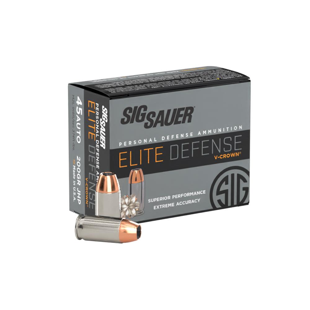 AMMO ELITE V 45ACP 200GR JHP 20RD BX