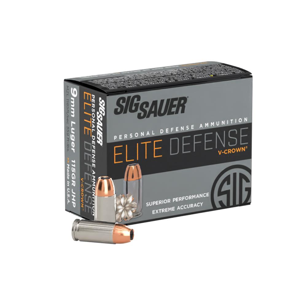 AMMO ELITE V 9mm 115GR JHP 20RD BX