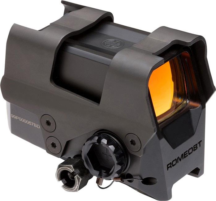 ROMEO8T RED DOT BALLISTIC CIRCLE DOT 0.5 MOA ADJ BLK