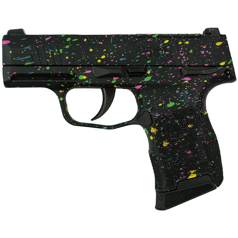 Sig P365-380-BSS-MS Nitron Pistol Blk Base, Frame & Slide Multi-Color Paint
