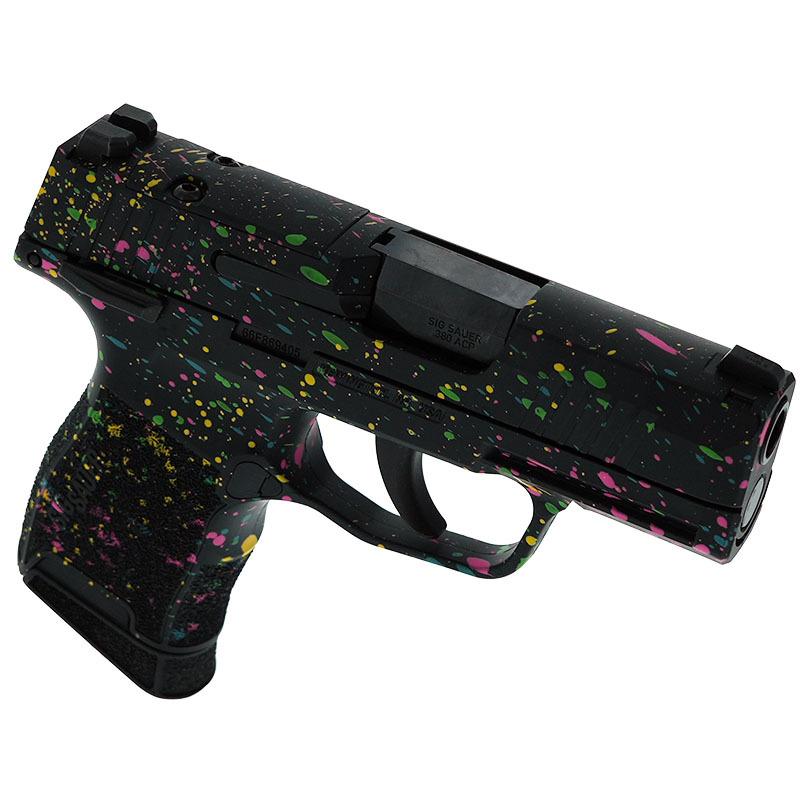 Sig P365-380-BSS-MS Nitron Pistol Blk Base, Frame & Slide Multi-Color Paint