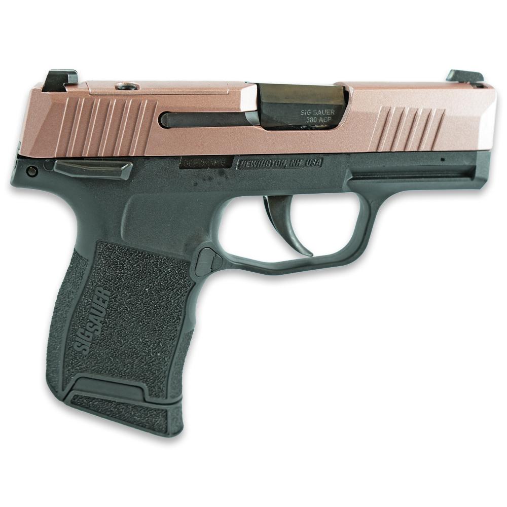 Sig P365-380-BSS-MS Nitron Pistol Rose Sparkle Slide