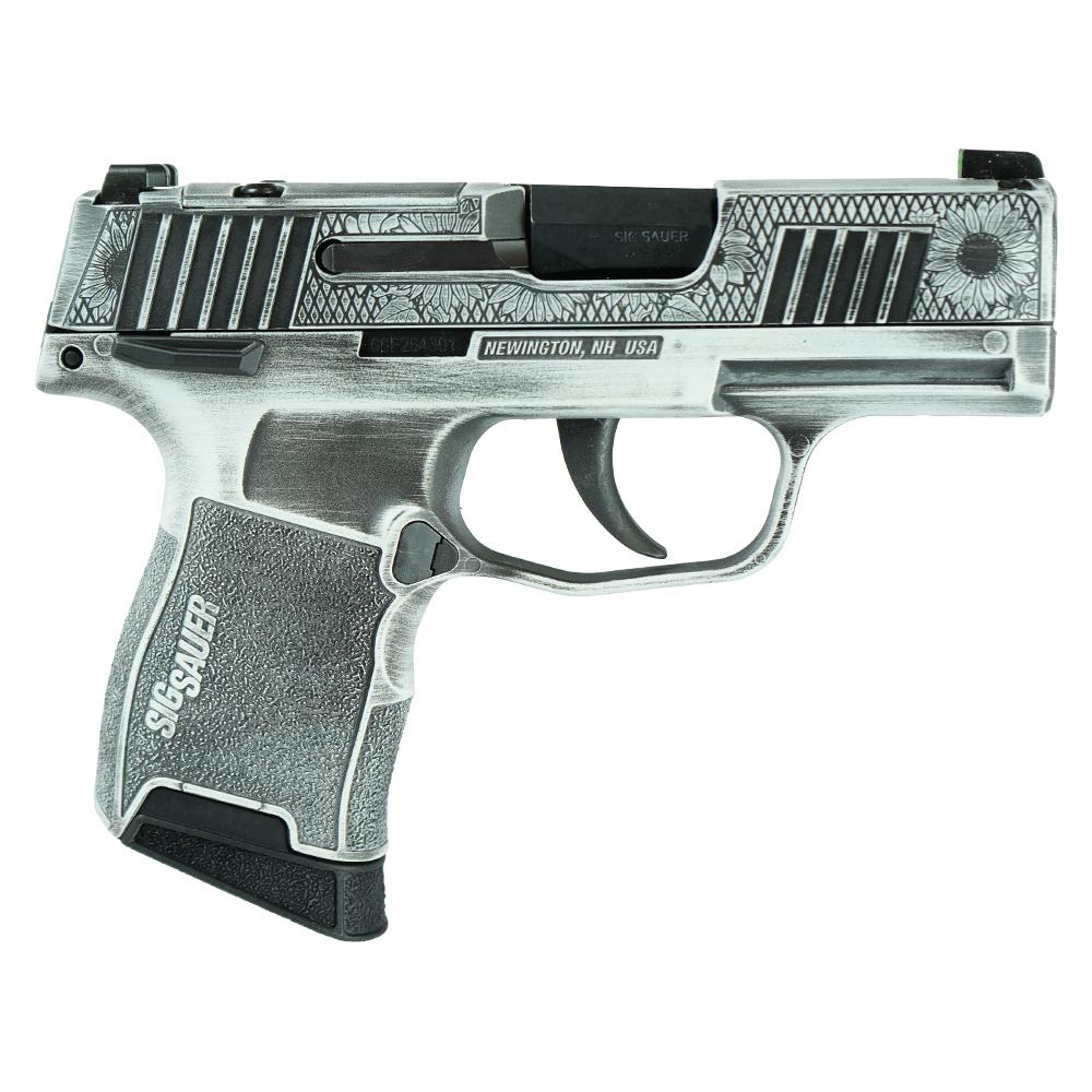 Sig P365-380-BSS-MS Nitron Pistol Sunflower