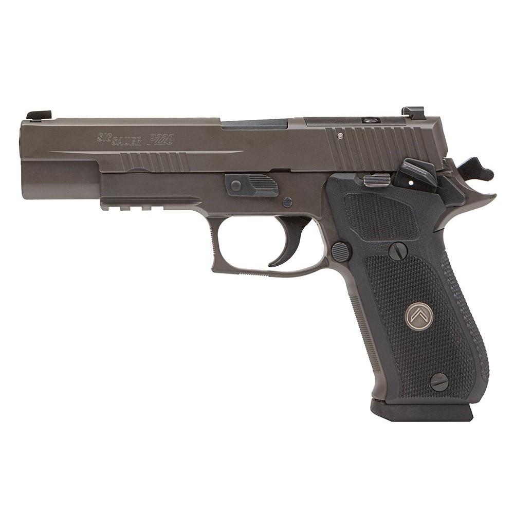 SIG P220 Legion 10mm Optic Ready Gray Coated Frame/Slide Blk G10 Grips