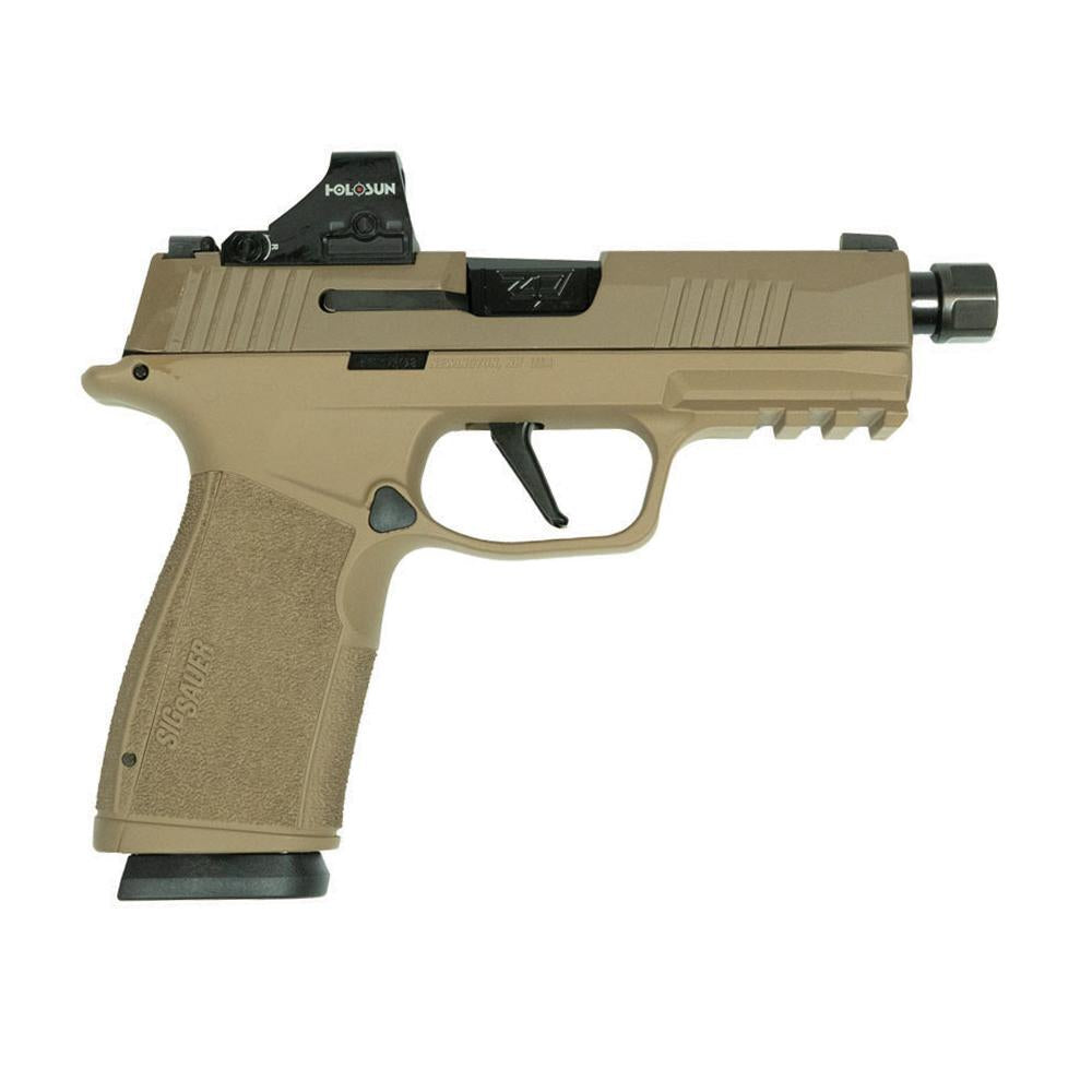Sig P365 XMACRO 9MM Pistol XSeries Slide (2) 17rd  2-Tone Tan TB w/optic