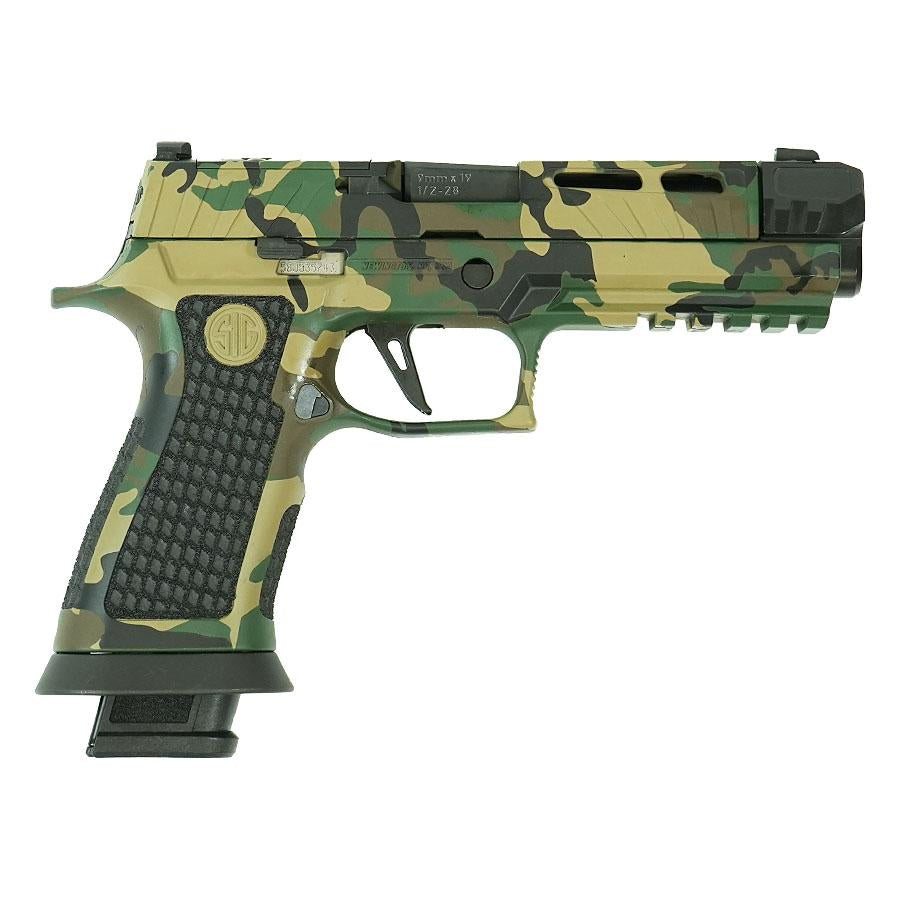 SIG P320 SPECTRE COMP 9MM (2) 21rd MAG, SC81 Woodland Camo