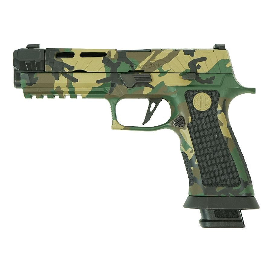 SIG P320 SPECTRE COMP 9MM (2) 21rd MAG, SC81 Woodland Camo