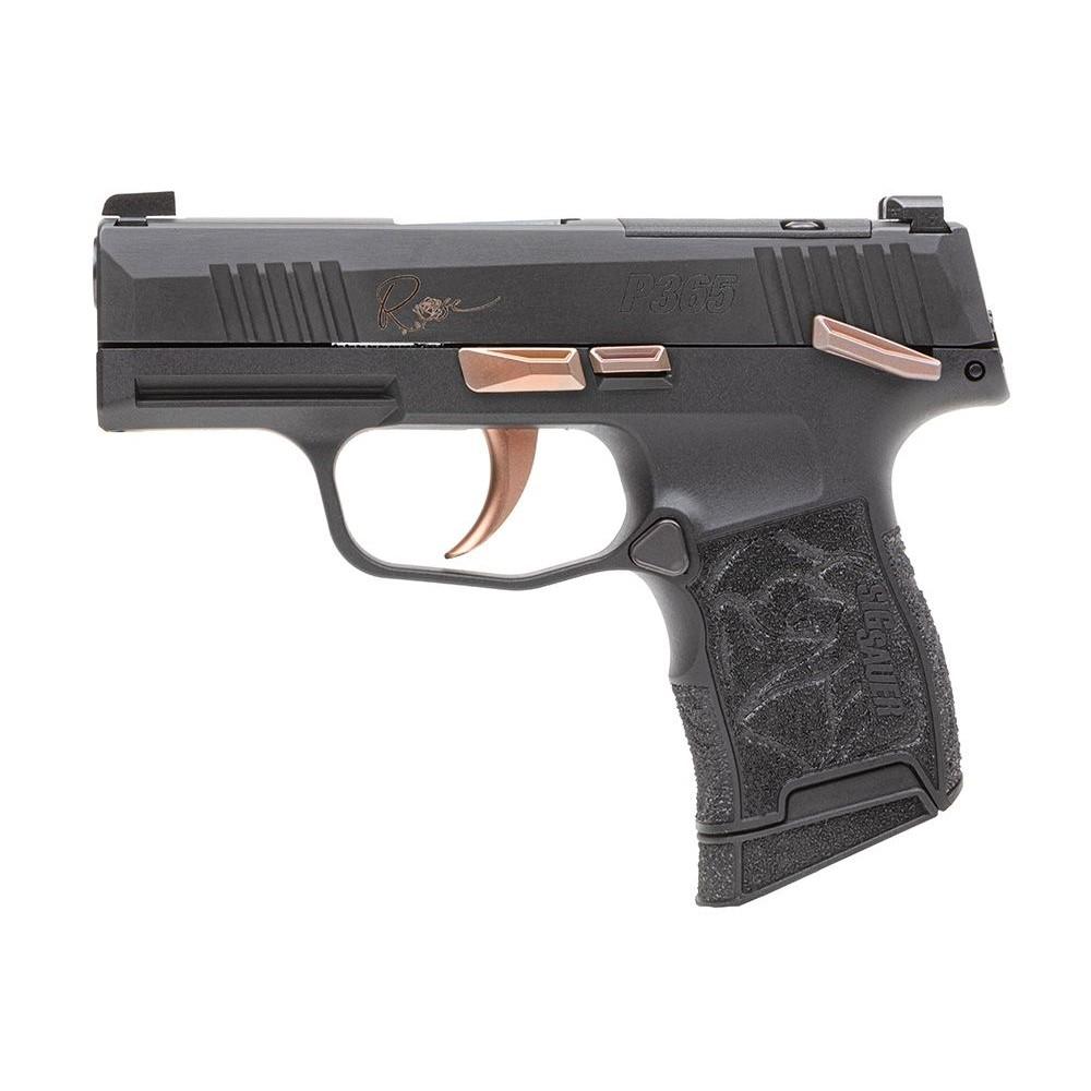 SIG P365 ROSE 380 Auto Kit includes (2) 10rd Mag and Vaultek Pistol Safe
