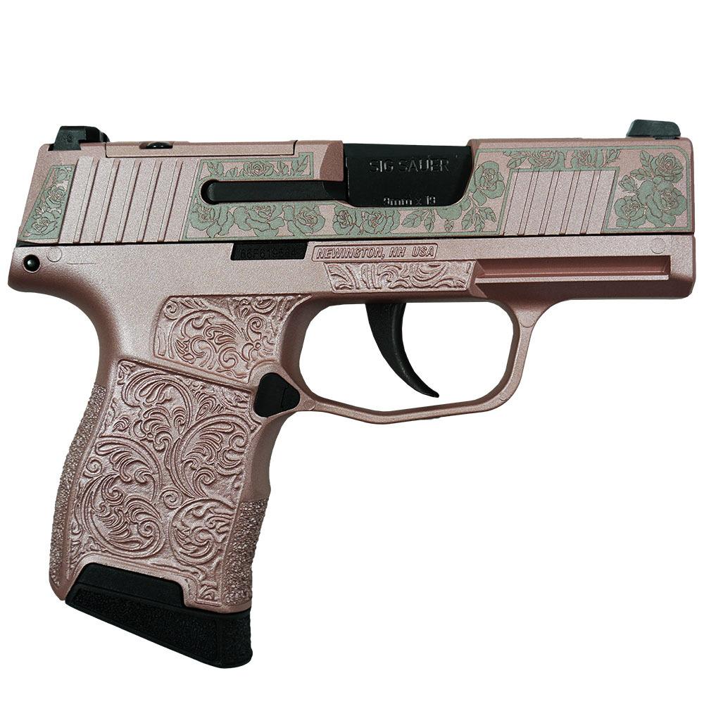 P365 9MM 3.1  BLK STRIKR XRAY3 OPTIC READY 2 MAGS-Roses Rose Gold