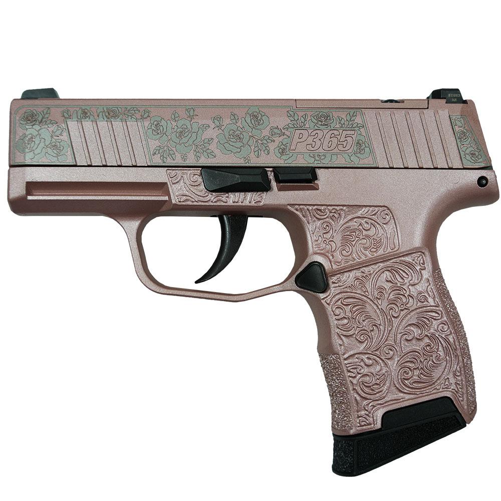 P365 9MM 3.1  BLK STRIKR XRAY3 OPTIC READY 2 MAGS-Roses Rose Gold