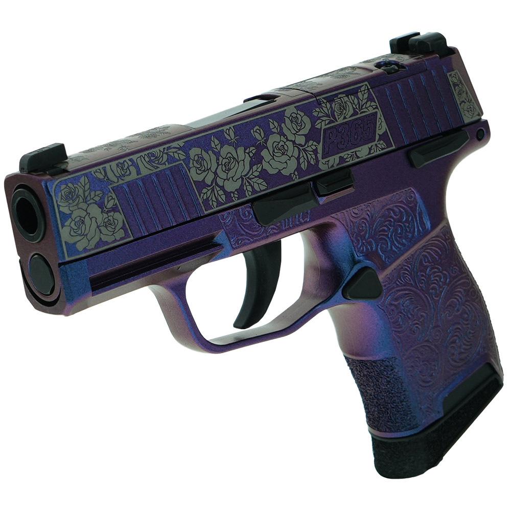 P365 9MM 3.1  BLK STRKR XRAY3 OPTIC READY 2MAG-GUNS&ROSES MONGOOS PRPL
