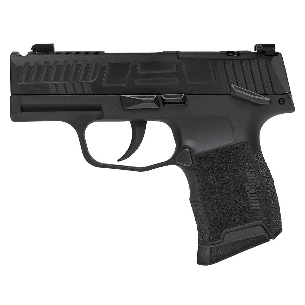 P365 9MM 3.1IN  STRKR XRAY3 OR 2 MAGS MANL SAFTY-Orca Cut Gld Brl Black