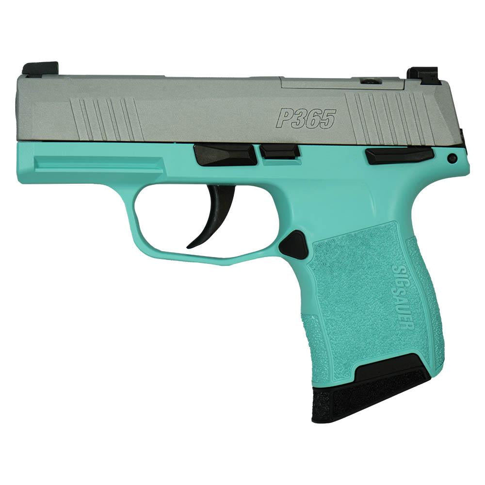 P365 9MM 3.1IN  BLK STRIKR XRAY3 OR 2 MAGS MANUAL SAFETY-ROBINS EGG BLUE