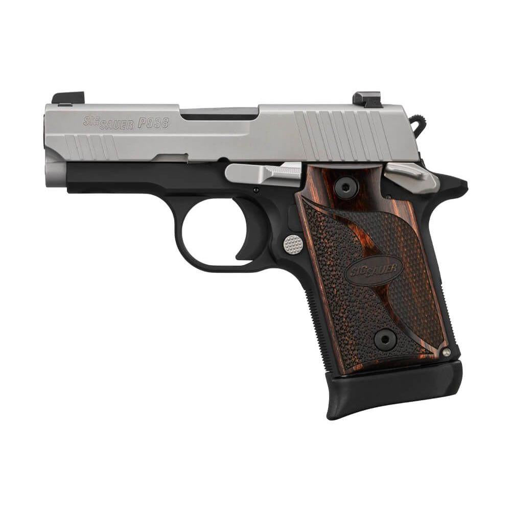 SIG P938 9MM 3IN 2-T STNLS X-RAY 3 WLNT GRP (1)6RD(1)7RD AMBI SAFETY