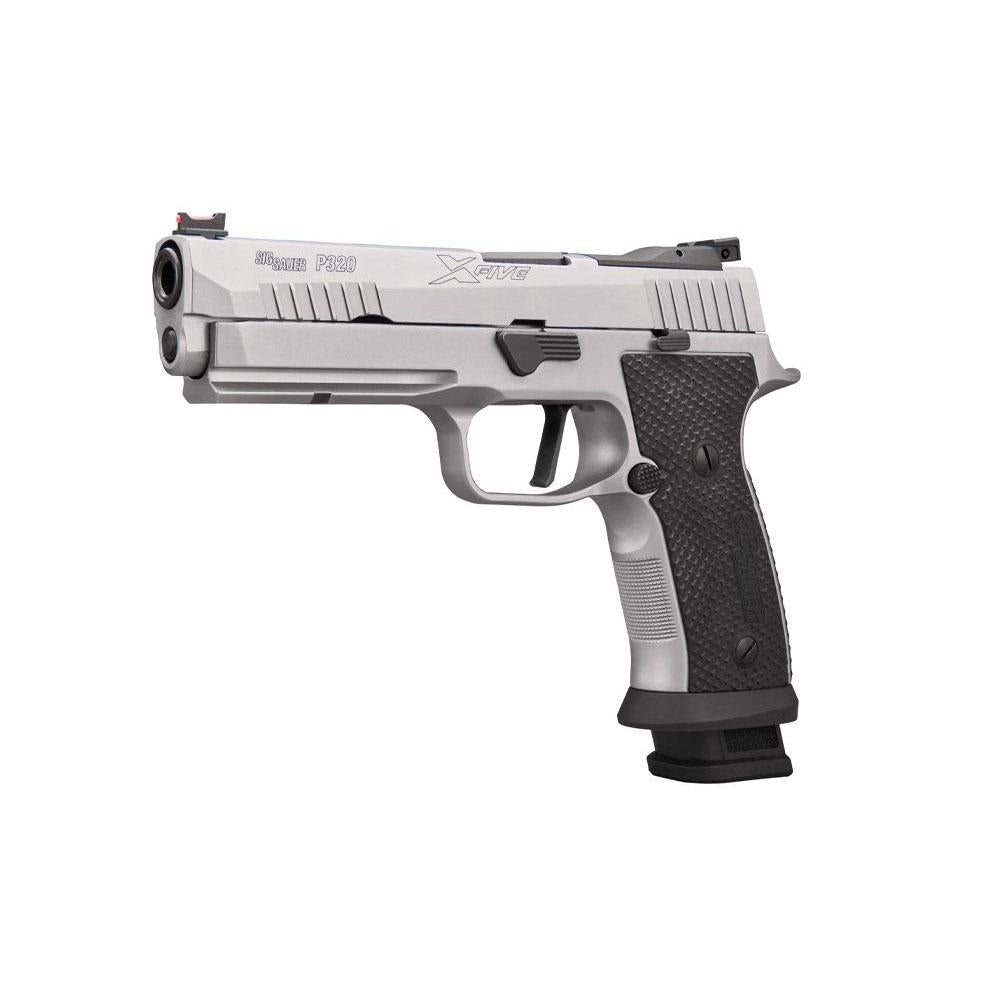 P320, 9MM, 5IN, SXG, SS, STRIKER, ADJUST SIGHT, SXG GRIP (3) 21RD MAG, OR