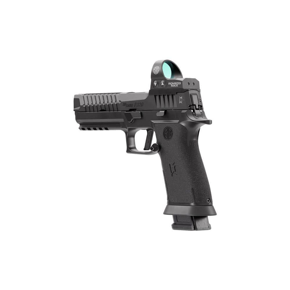 SIG P320 9MM 5IN MAX MOD HEAVY X GRIP 4-21RD STEEL MAG ROMEO1 PRO