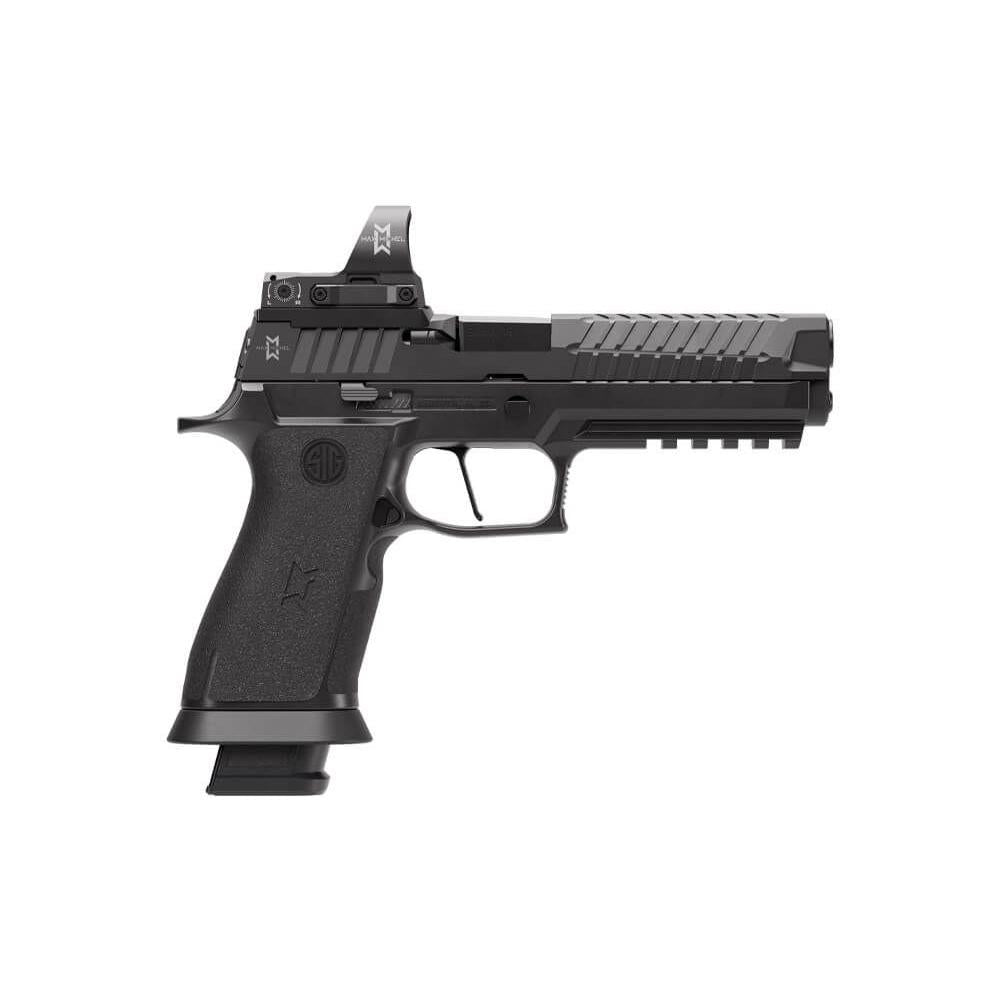 SIG P320 9MM 5IN MAX MOD HEAVY X GRIP 4-21RD STEEL MAG ROMEO1 PRO