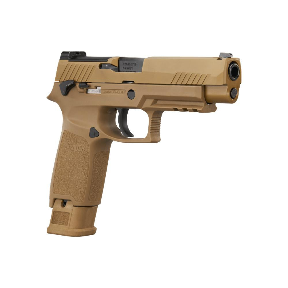 Sig M17 9mm 4.7in Coyote Polymer Grip (3) 10rd steel Mags
