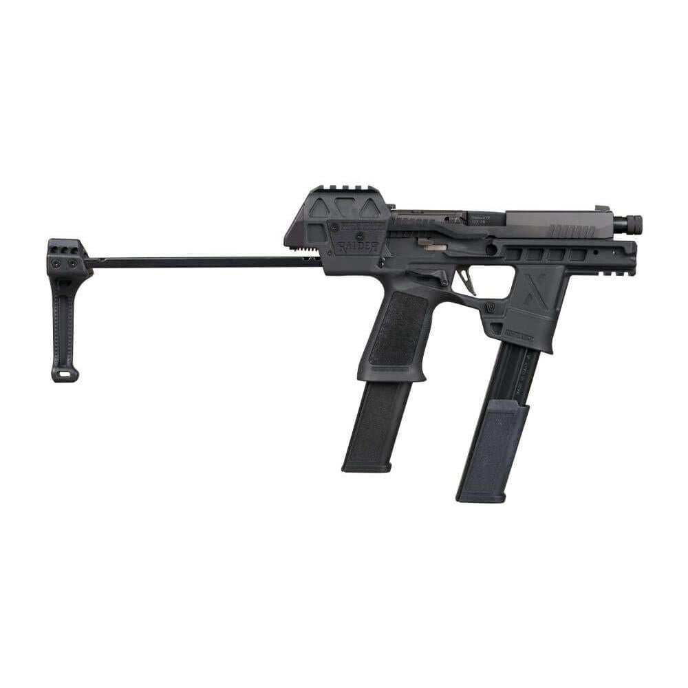 P320 9MM 5.5in FLUX Black OR (2) 30Rd (3) 21Rd Brace Threaded