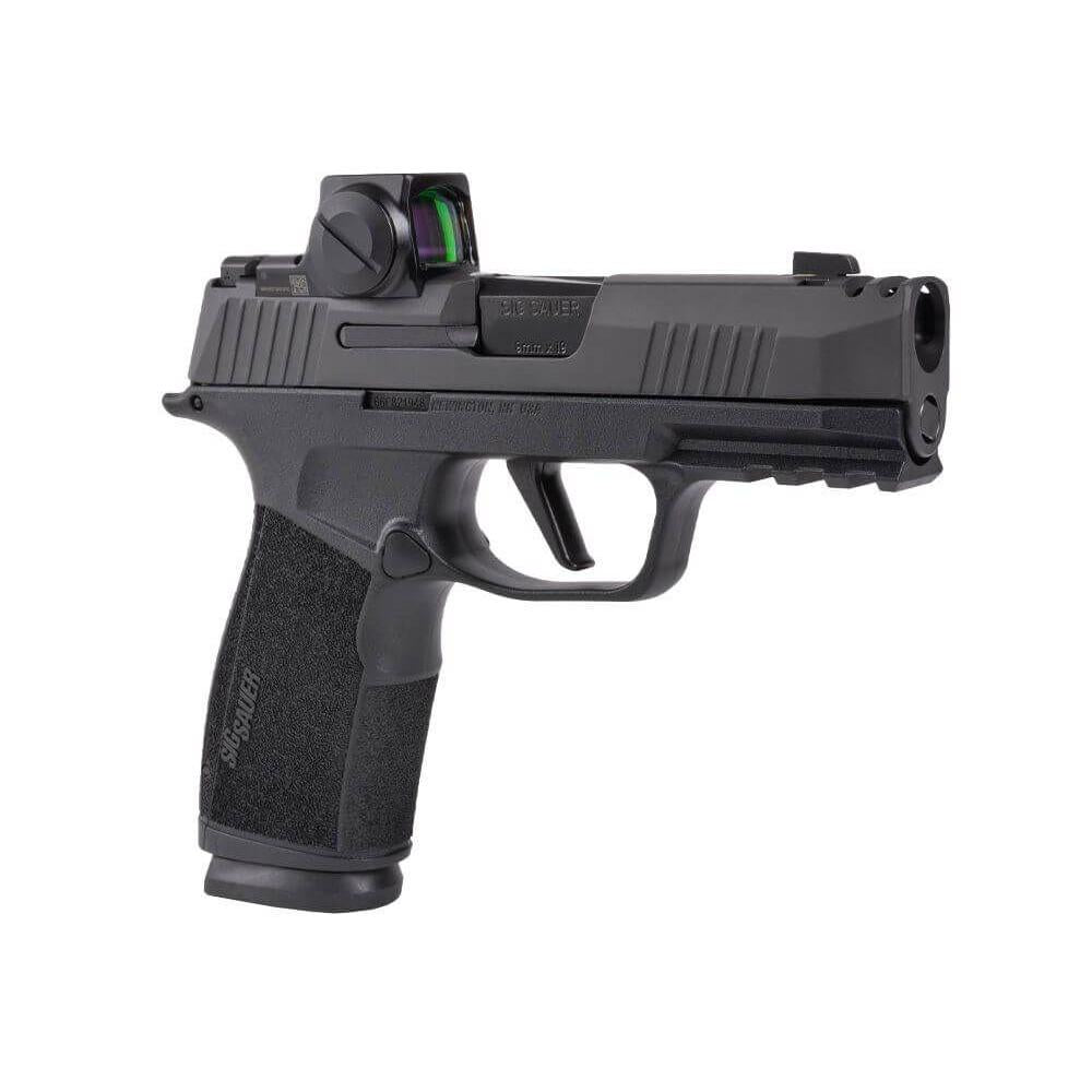 P365 9MM 3.1' BLK STRKR XRAY 3 SGHTS  2-17RD STL MAG COMP SIG-LOC CMPCT