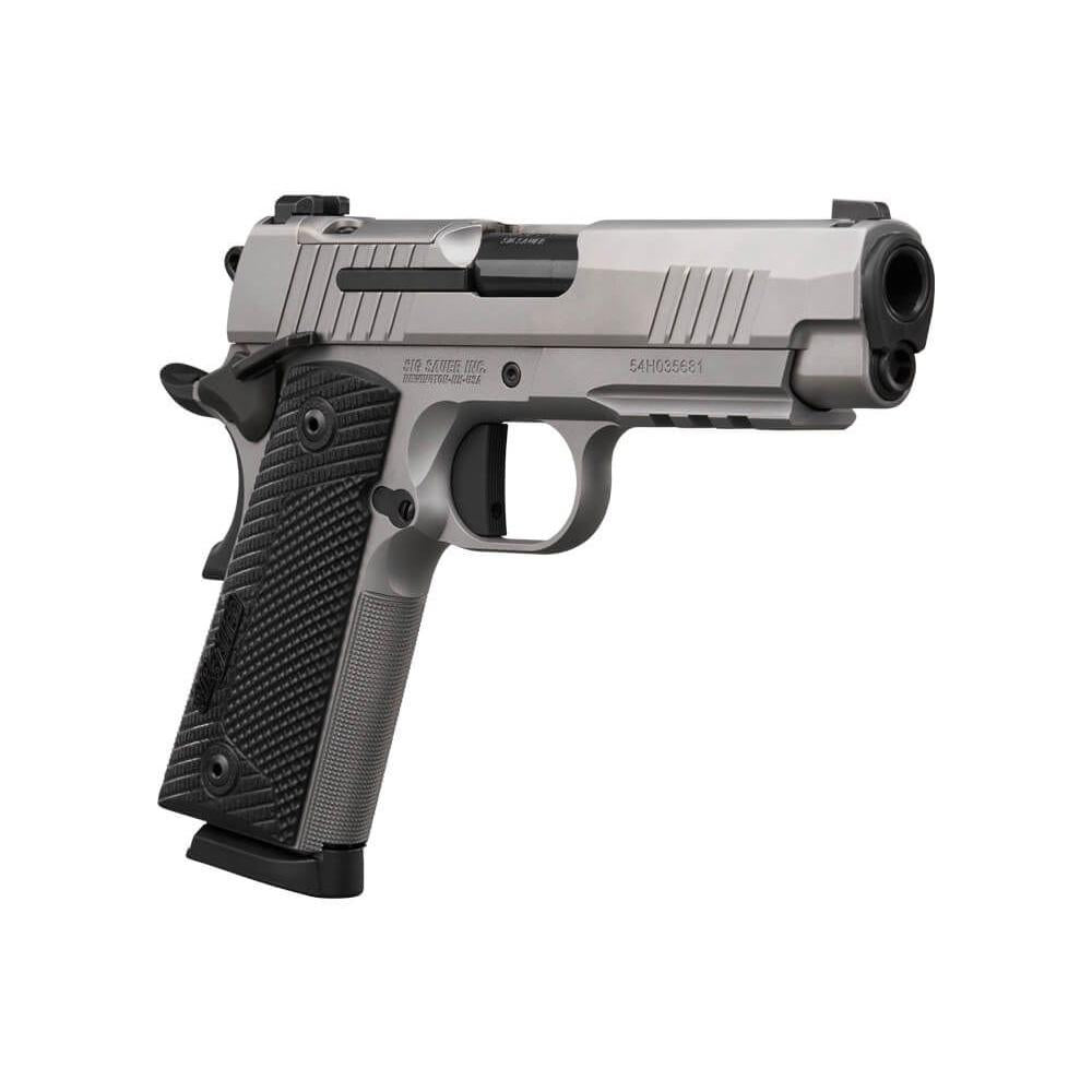 SIG 1911, 45 ACP, 4.2IN, X-SERIES, SS, SAO, 2-8RD MAG, OPTIC READY