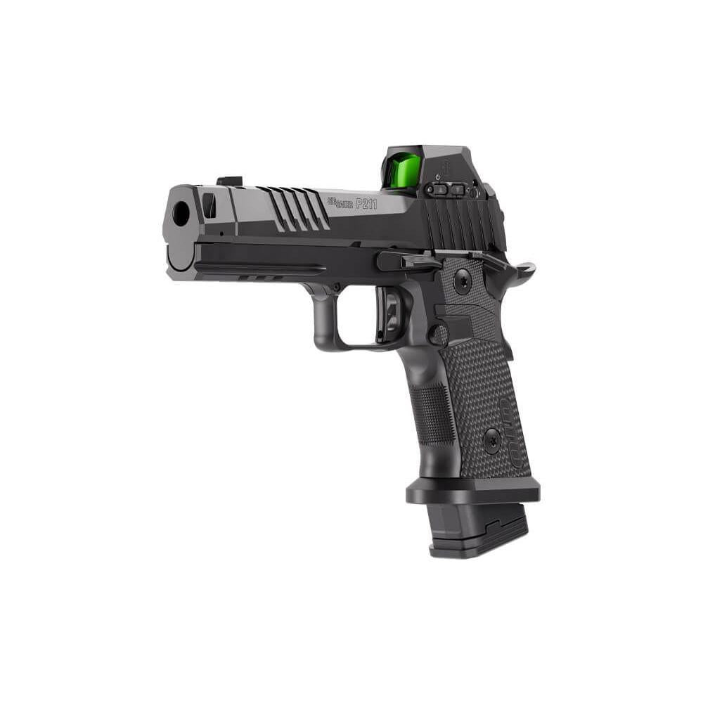 SIG P211 9MM 4.4IN BLK 2-21RD & 1-23RD MAG SIG-LOC PRO COMP BLACKOUT