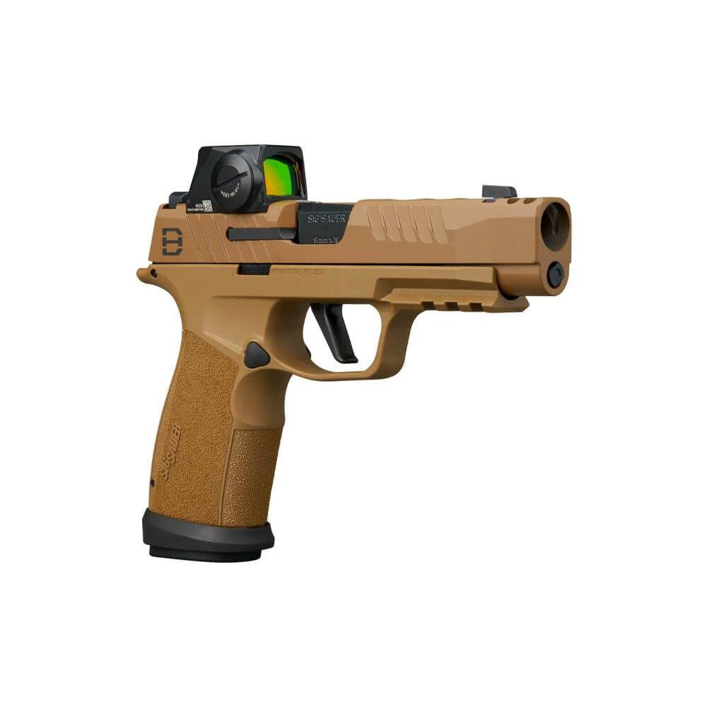 SIG P365 9MM 3.7IN DH3 COYOTE X-RAY 3 (2)21RD(1)17RD MAG COMP