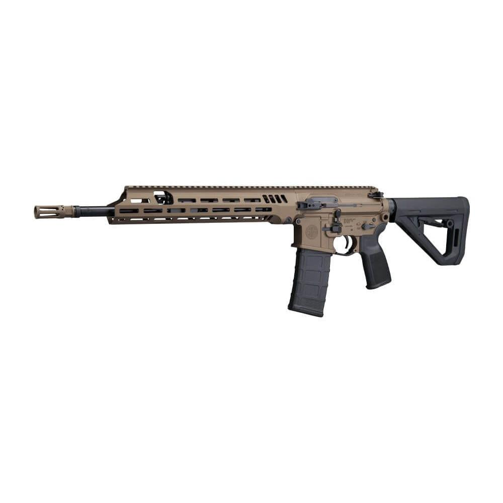 SIG516 G3 5.56 16IN BRONZE CERAKOTE TELE STOCK AL MLOK HG (1)30RD