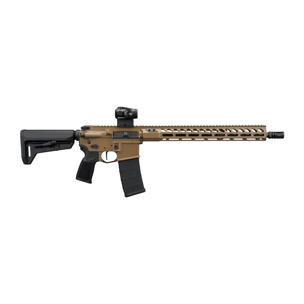 SIG M400 5.56NATO 16IN BBL FRGE FDE ROMEO-MSR GEN II TELE STK MLOK HG 30RD