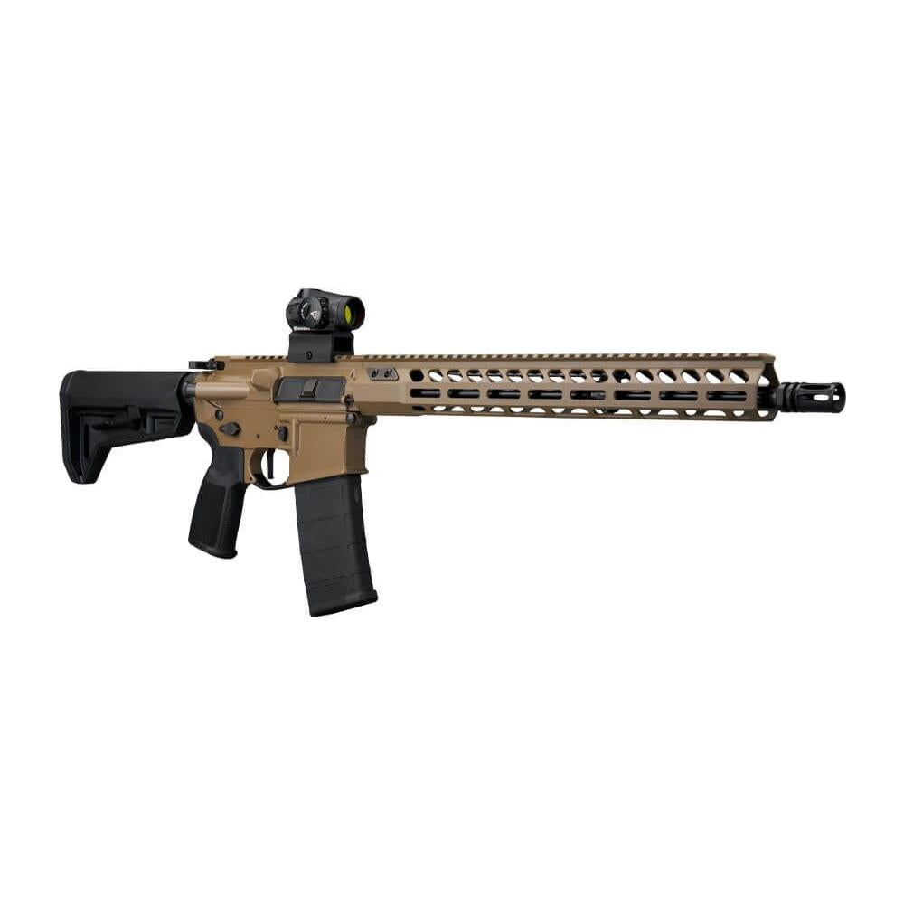 SIG M400 5.56NATO 16IN BBL FRGE FDE ROMEO-MSR GEN II TELE STK MLOK HG 30RD