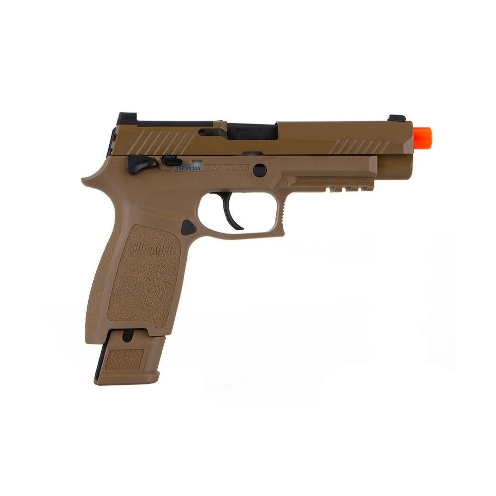 Sig AIRSOFT PROFORCE 6MM PLASTIC BB M17 COYOTE TAN C02 POWER SOURCE