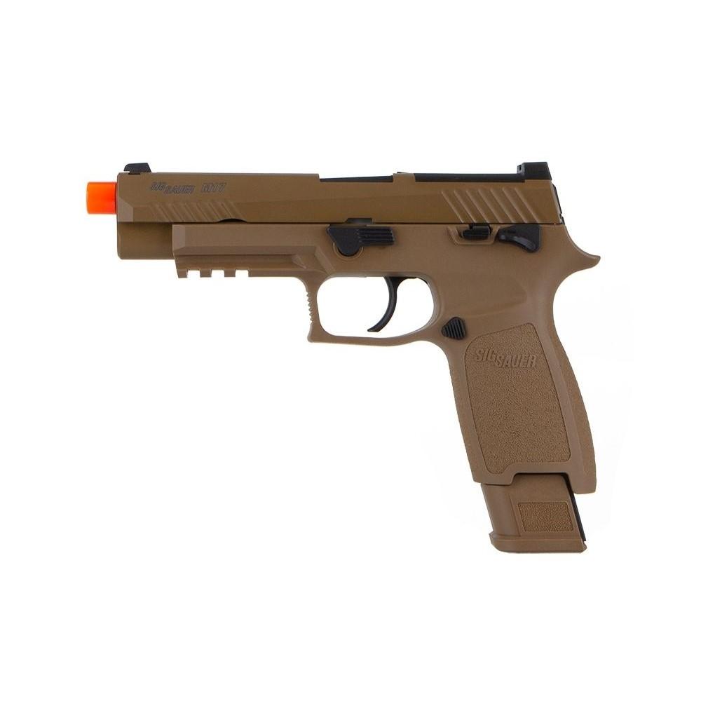 Sig AIRSOFT PROFORCE 6MM PLASTIC BB M17 COYOTE TAN C02 POWER SOURCE