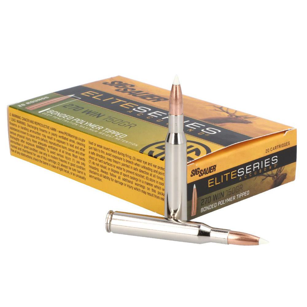 Sig AMMO 270 WIN 150GR ELITE ACCUBOND HUNTING BOX/20