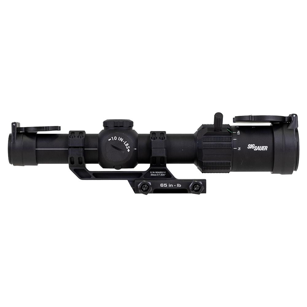 SIG TANGO-MSR, 1-6X24, 30MM, SFP, HELLFIRE ILLUMINATED FL-6 MOA W/ MOUNT