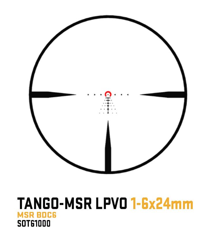 TANGO-MSR SCOPE 1-6X24MM 30MM SFP ILLUM MSR BDC6 RETICLE