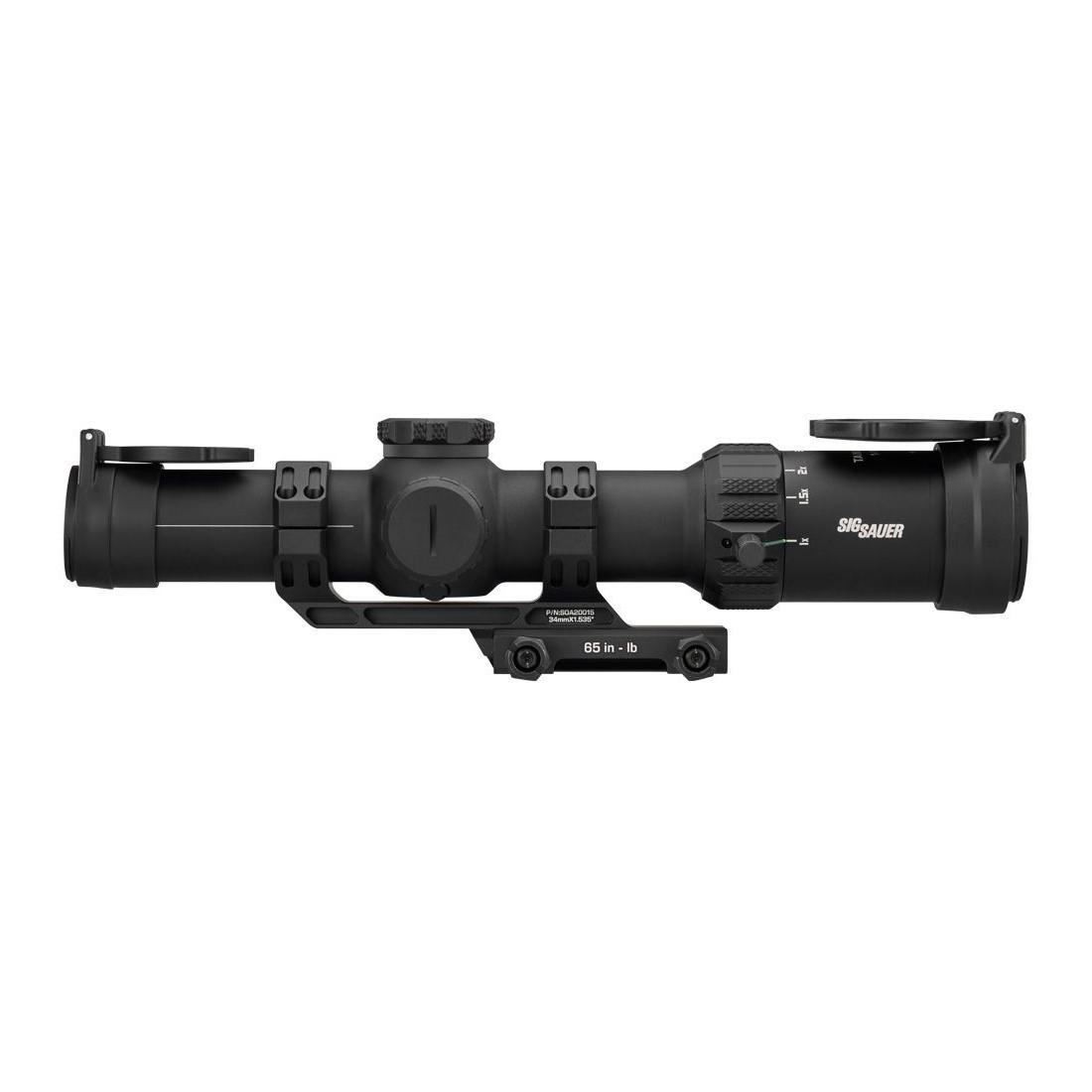 SIG TANGO MSR COMPACT 1-10X24, 30MM, SFP, ILLUMINATED BDC 10 W/ Mount