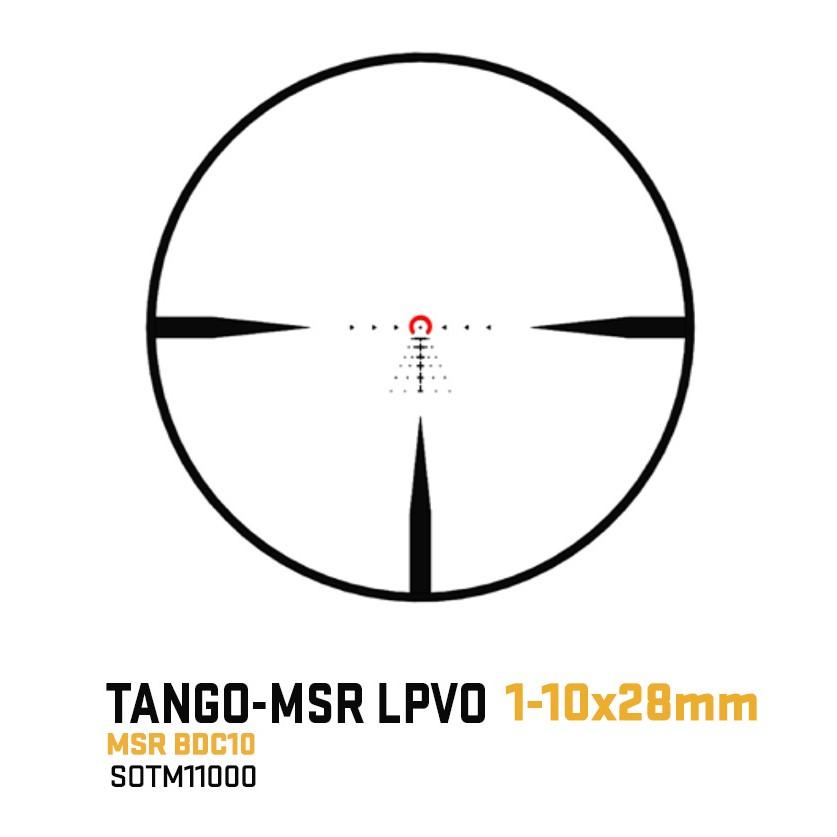 SIG TANGO MSR COMPACT 1-10X24, 30MM, SFP, ILLUMINATED BDC 10 W/ Mount