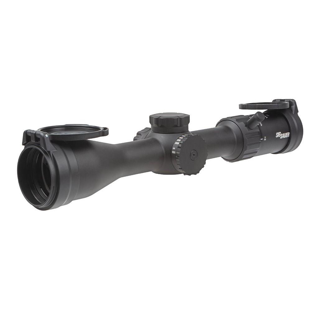 WHISKEY 4 SCOPE 3-12X44MM 30MM SFP HELLFIRE QUADPLEX ILLUM RETICLE BLK