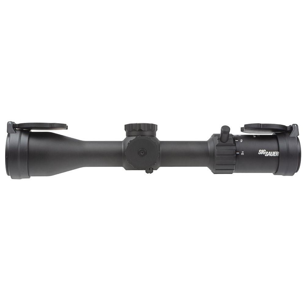 WHISKEY 4 SCOPE 3-12X44MM 30MM SFP HELLFIRE QUADPLEX ILLUM RETICLE BLK