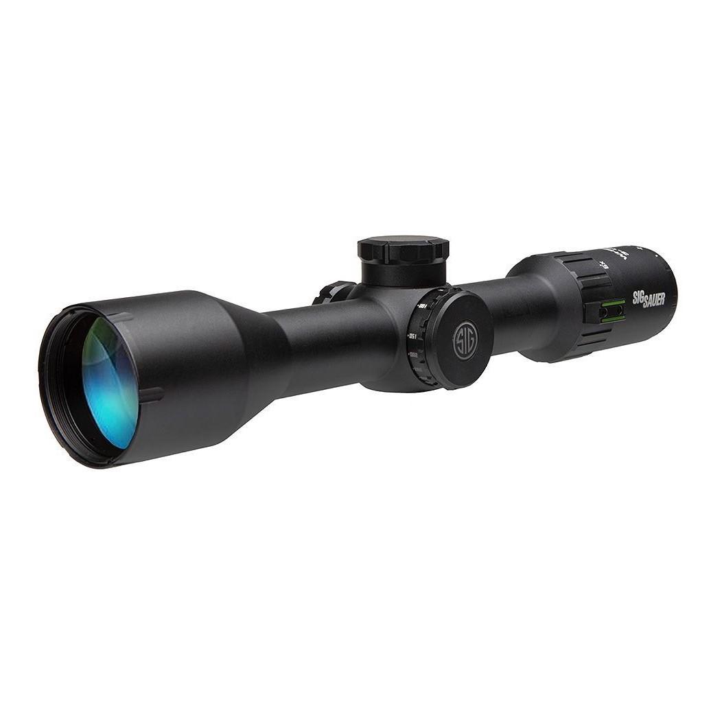 SIG WHISKEY6 SCOPE, 3-18X44MM, 30MM, SFP, QUADPLEX,LOCKING 0.25 MOA ADJ BLK