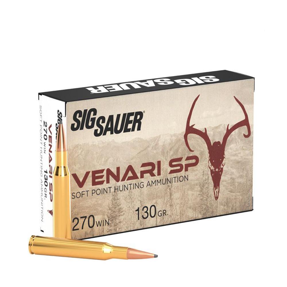 Sig AMMO 270 WIN 130GR VENARI SOFT POINT BOX/20