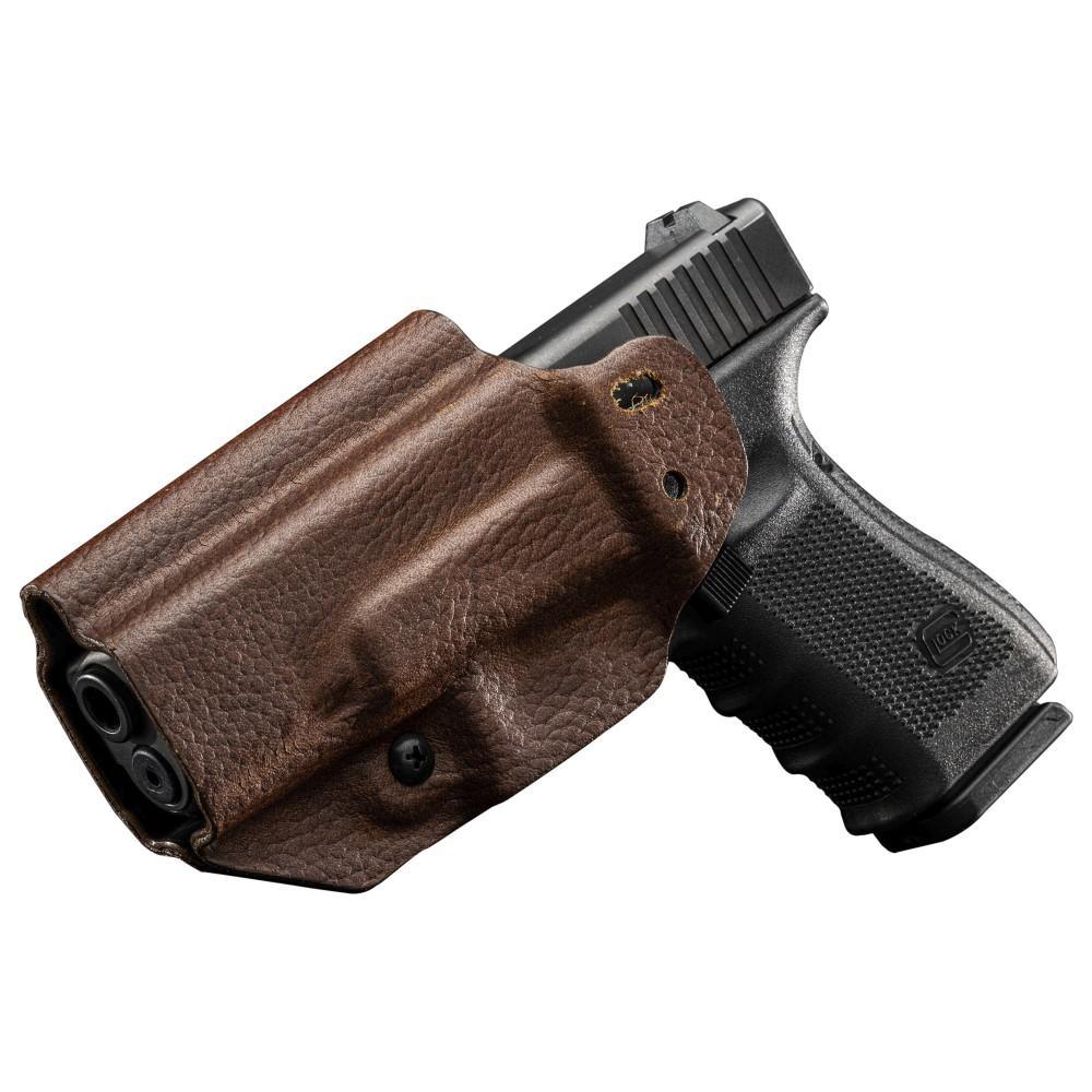 MFT Glock 19/23/44 Leather Hybrid IWB/OWB - Brown