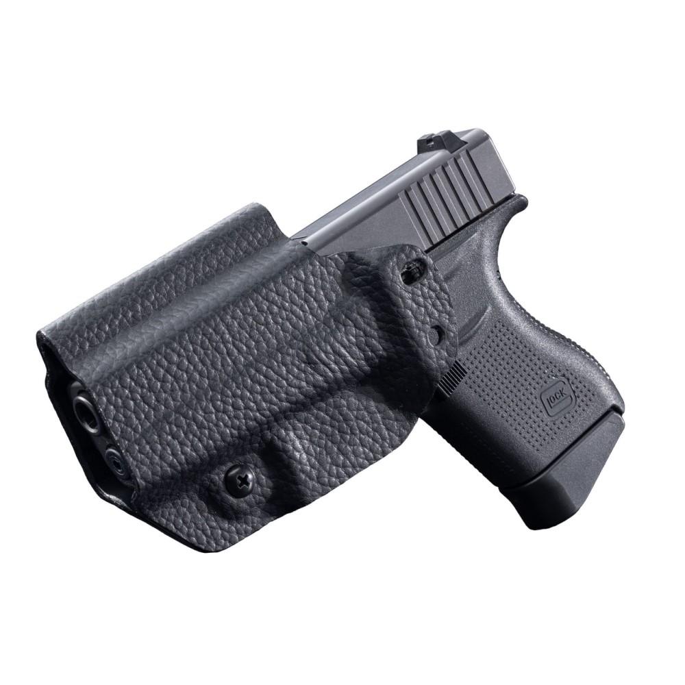 MFT Glock 43/43X Leather Hybrid IWB/OWB - Black