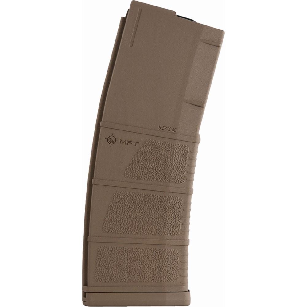 MFT STD Cap Poly Mag 30rd AR15 5.56x45mm - .223 Rem Scorched DE