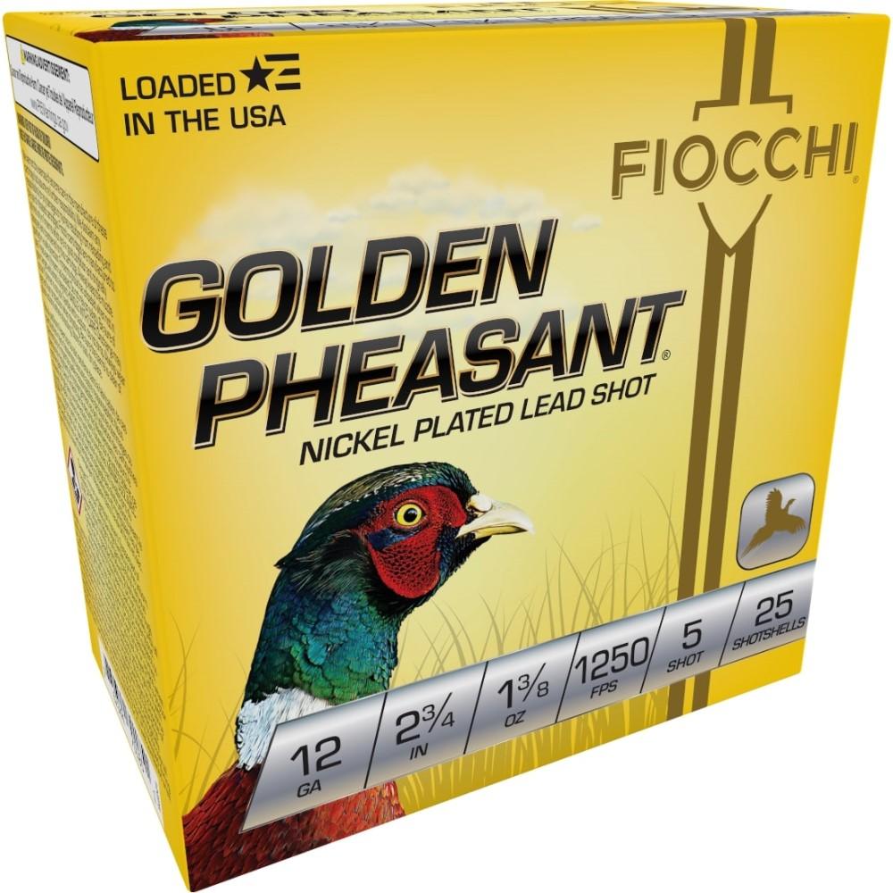 GOLDEN PHEASANT NP 12ga 2 3/4 1 3/8oz #5 1250fps 25RD