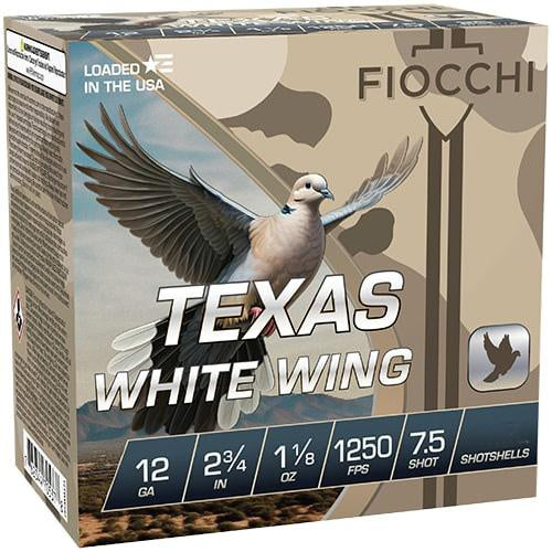 Fiocchi DOVE & QUAIL 12 GA 2.75 Length 7.5 Shot 100 Rounds Ammo