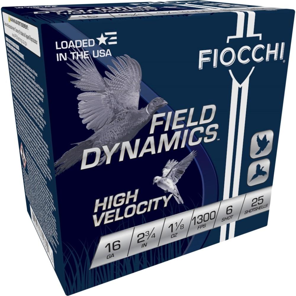 FIOCCHI 16GA HEAVY 2-3/4 1-1/8OZ #6 1300 FPS