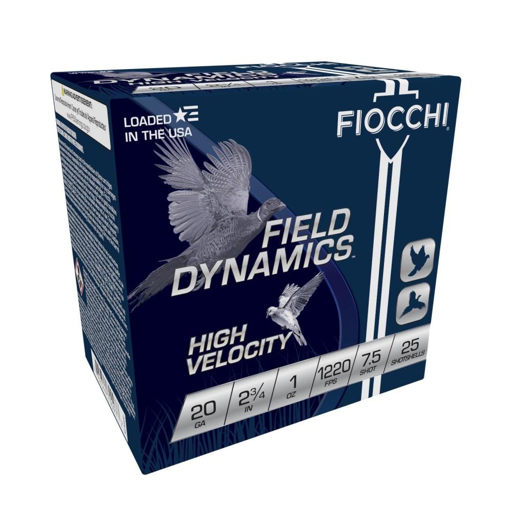 FIOCCHI 20GA HEAVY 2-3/4 1OZ #7.5 1220 FPS