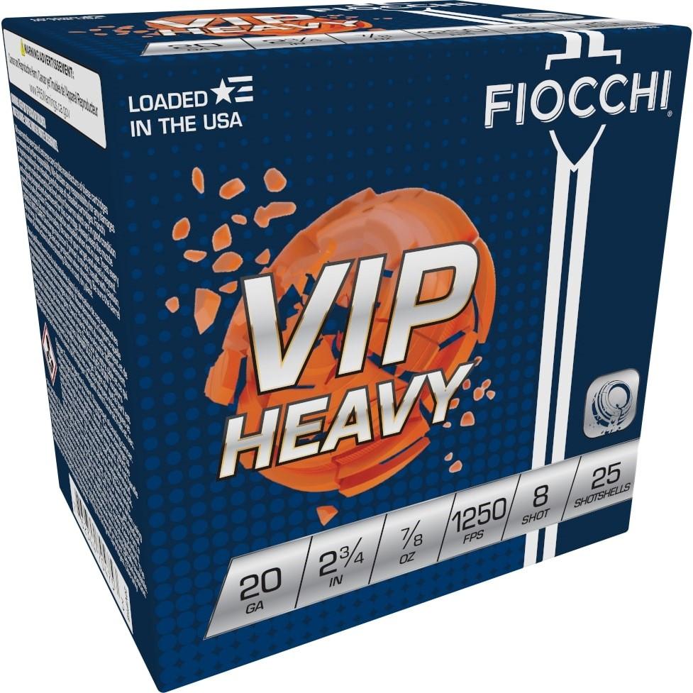 FIOCCHI 20GA 2 3/4 7/8oz #8 VIP Heavy 25RD