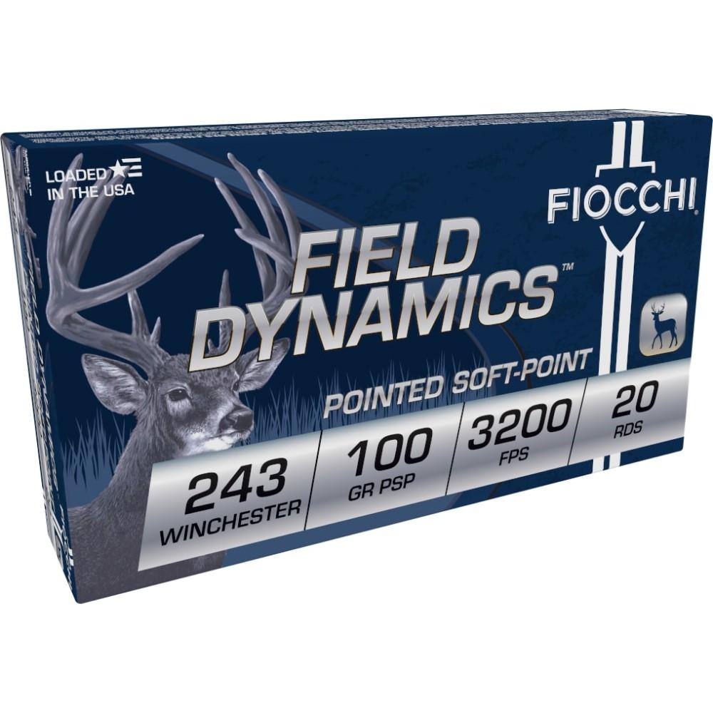 FIOCCHI .243 100gr PSP 3,200 FPS 20 RD
